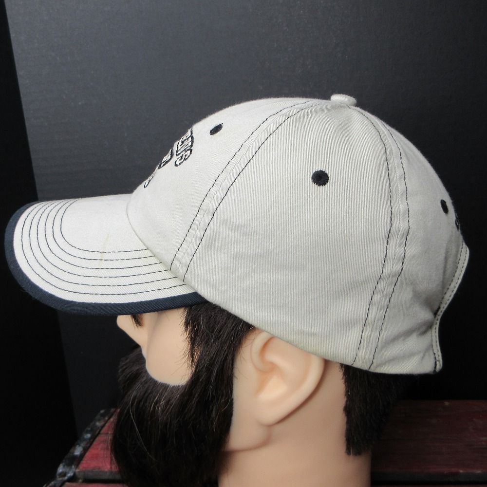 Port Authority Sportsmen's Fishing Dept Service Hat Int'l Falls Beige Black Cap - Picture 3 of 7